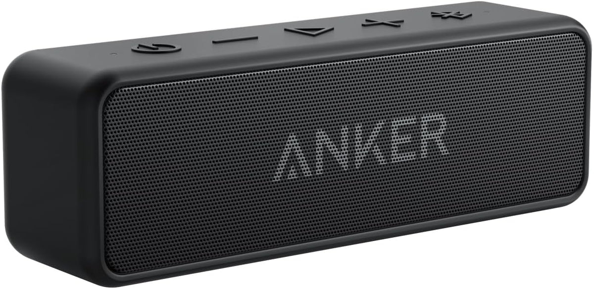 Soundcore 2 Portable Bluetooth Speaker, 24-Hour Playtime, IPX7